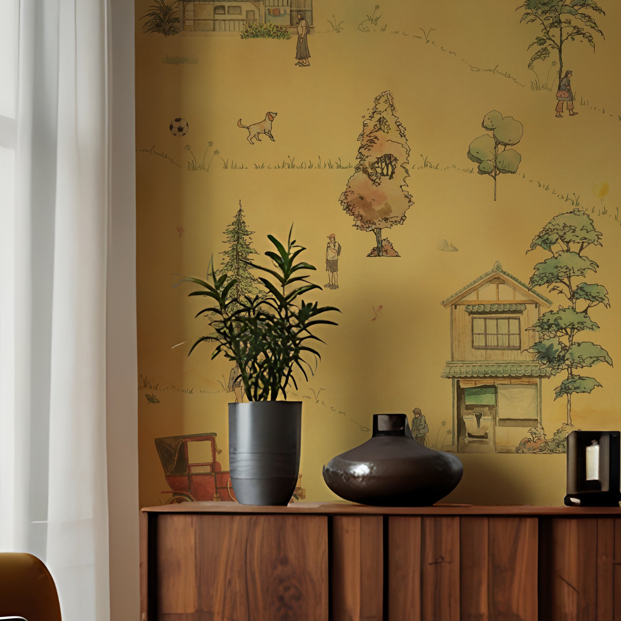 Farmland -Kids Room Wallpaper