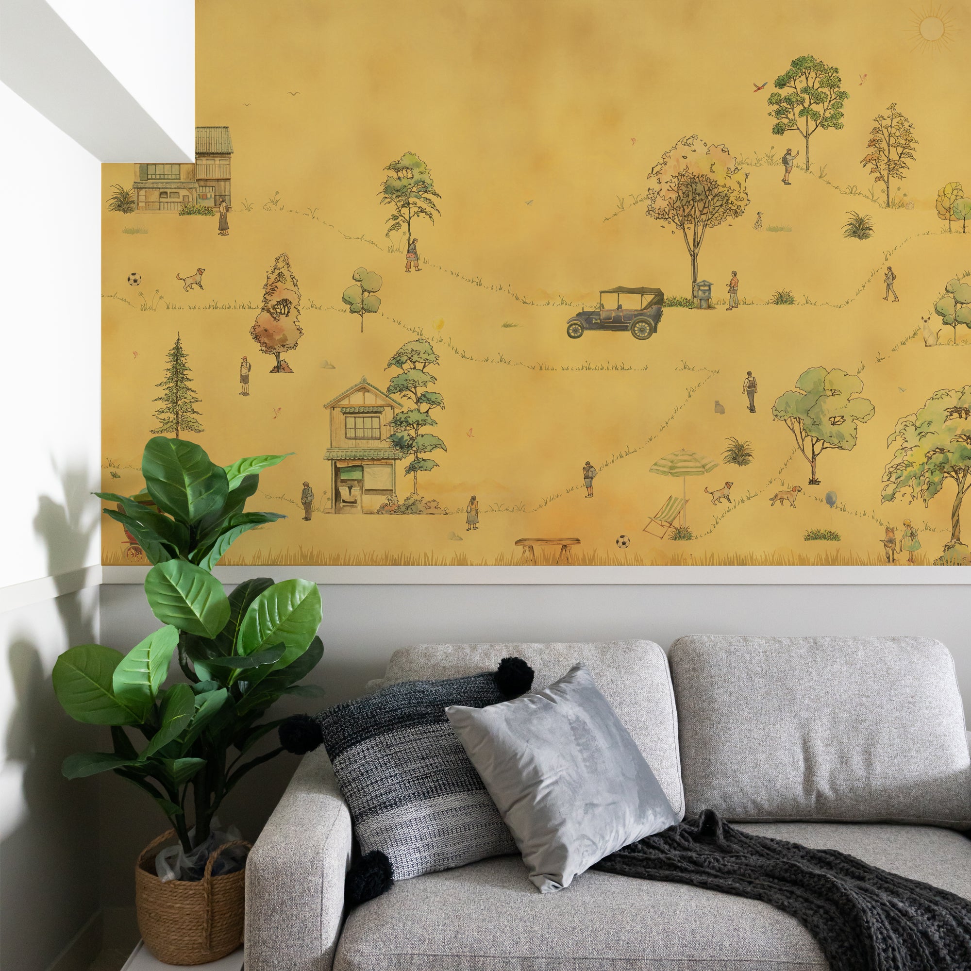 Farmland -Kids Room Wallpaper