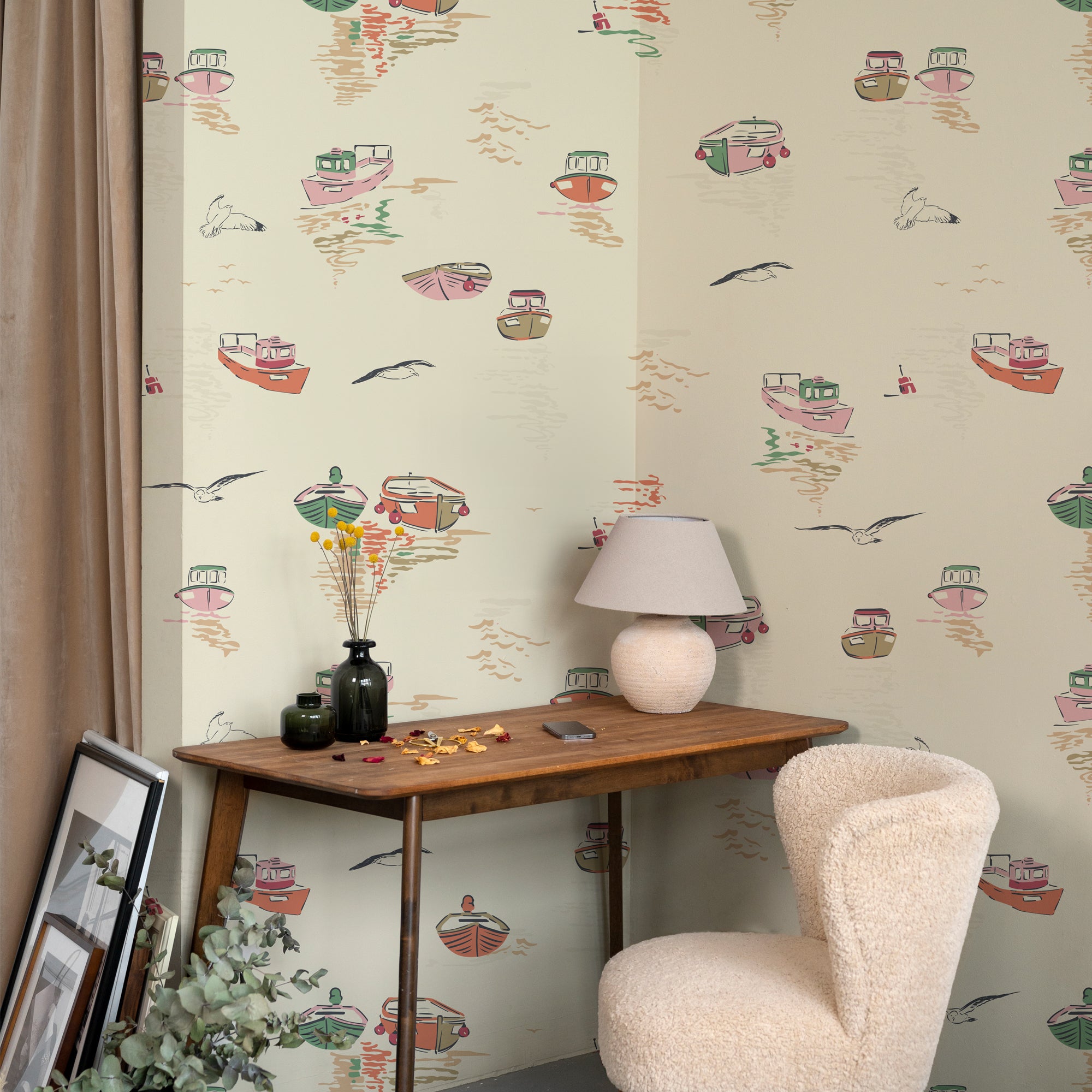 Harbour Daydreams- Kids Room Wallpaper