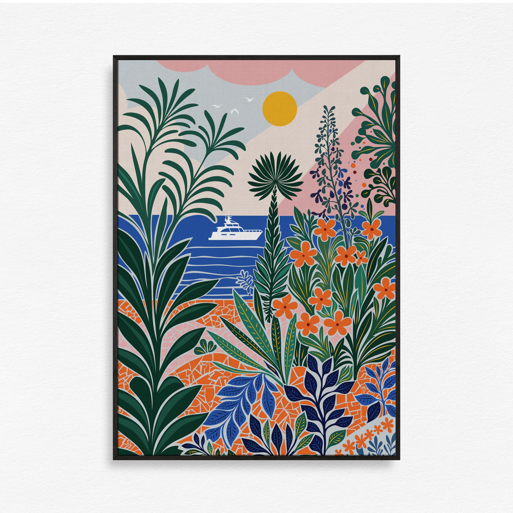 Drifting in Scarlet Silence