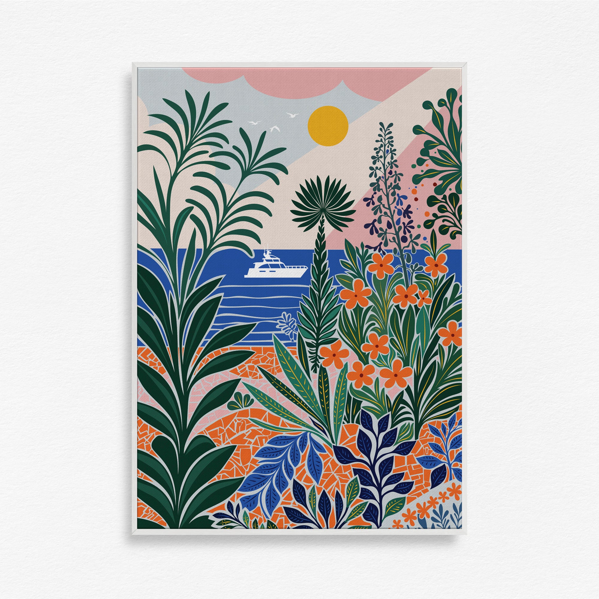 Drifting in Scarlet Silence