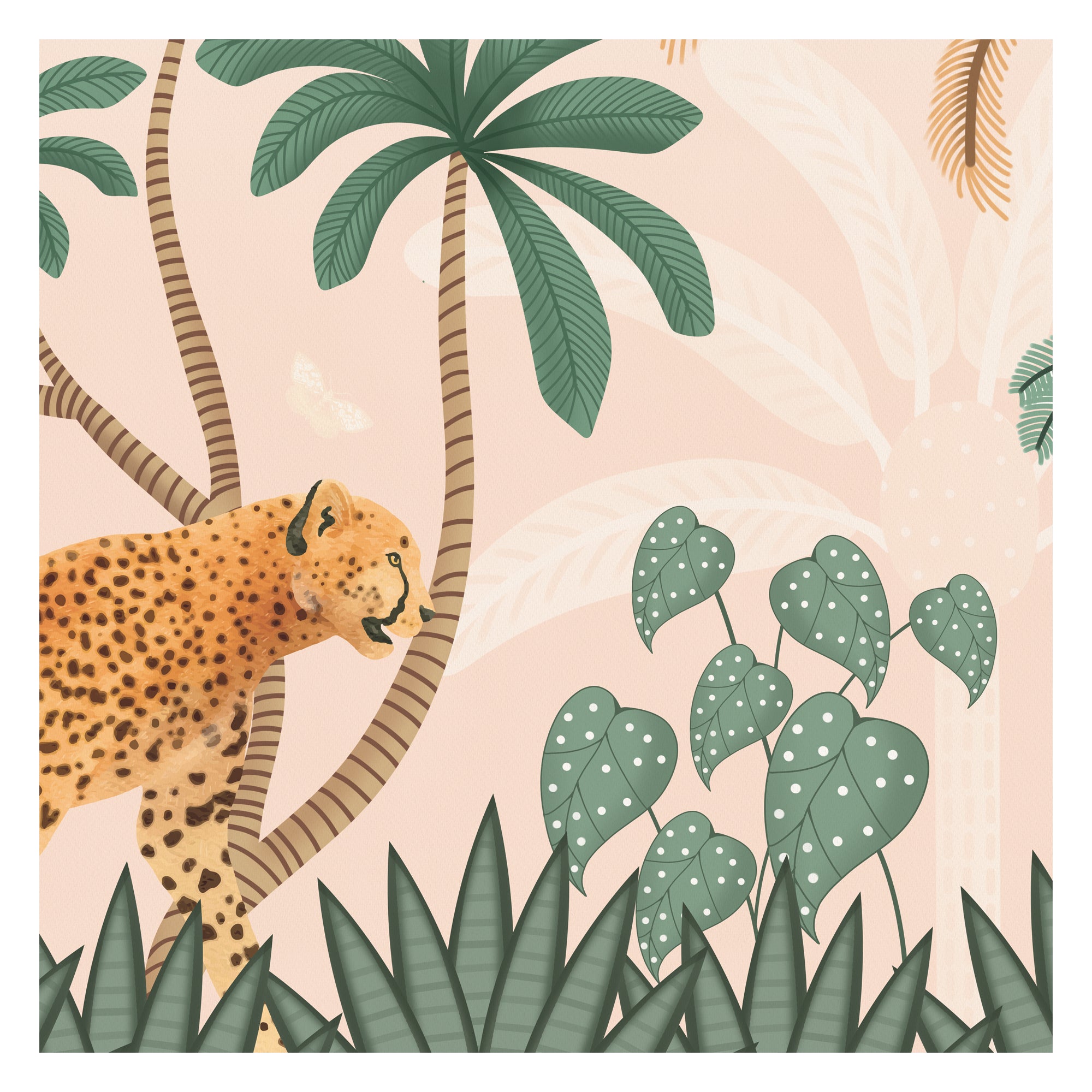 Paradise Jungle -Kids Room Wallpaper