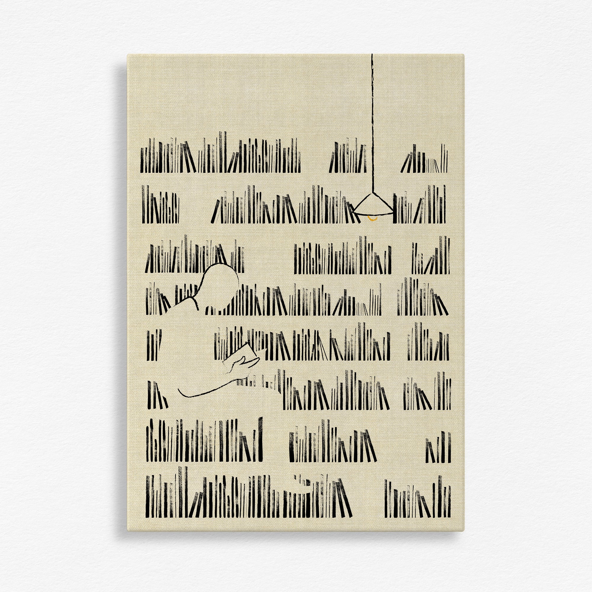 Silhouettes of Thought Wall Art Canvas Painting