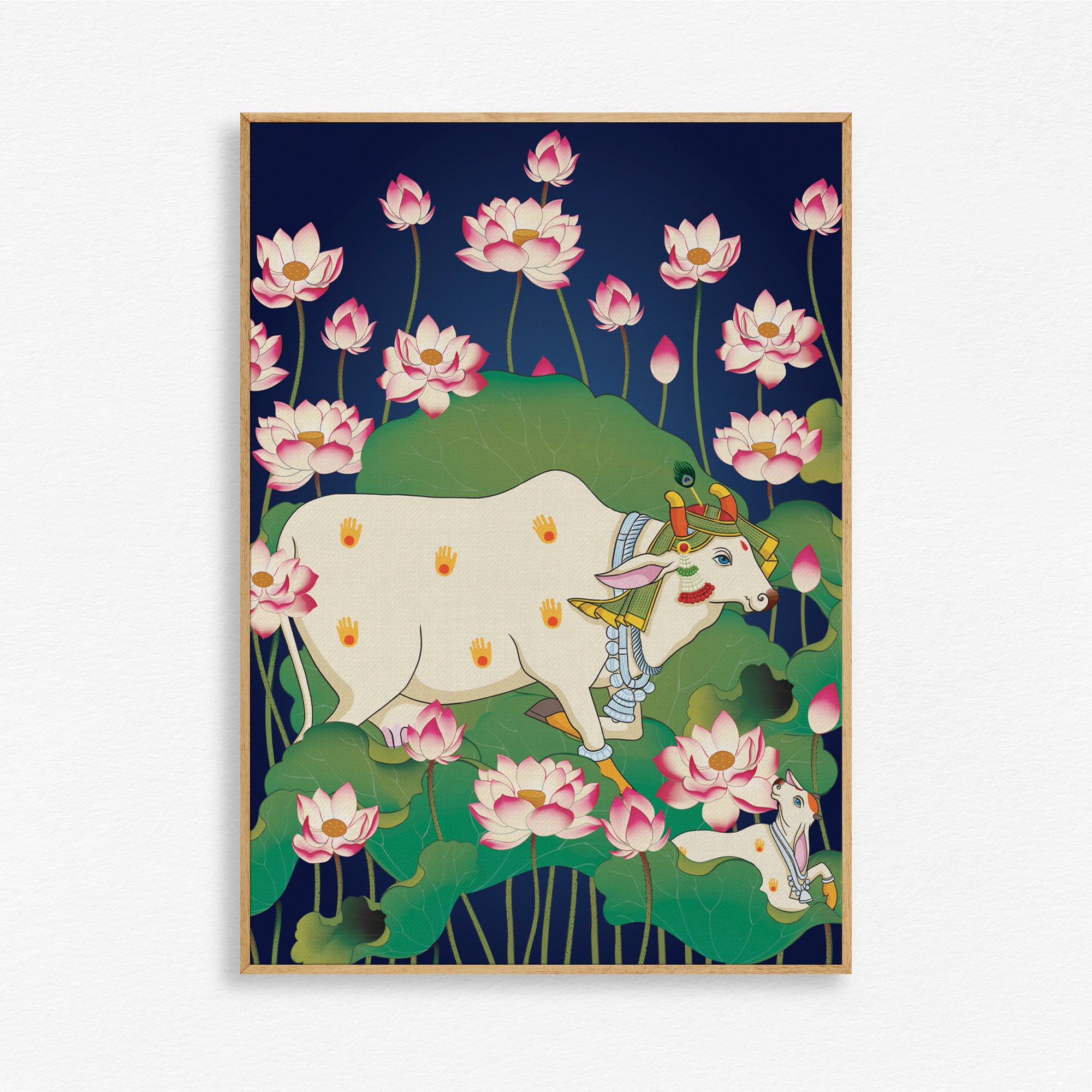 Vraj ki Chavi Wall Art Canvas Painting