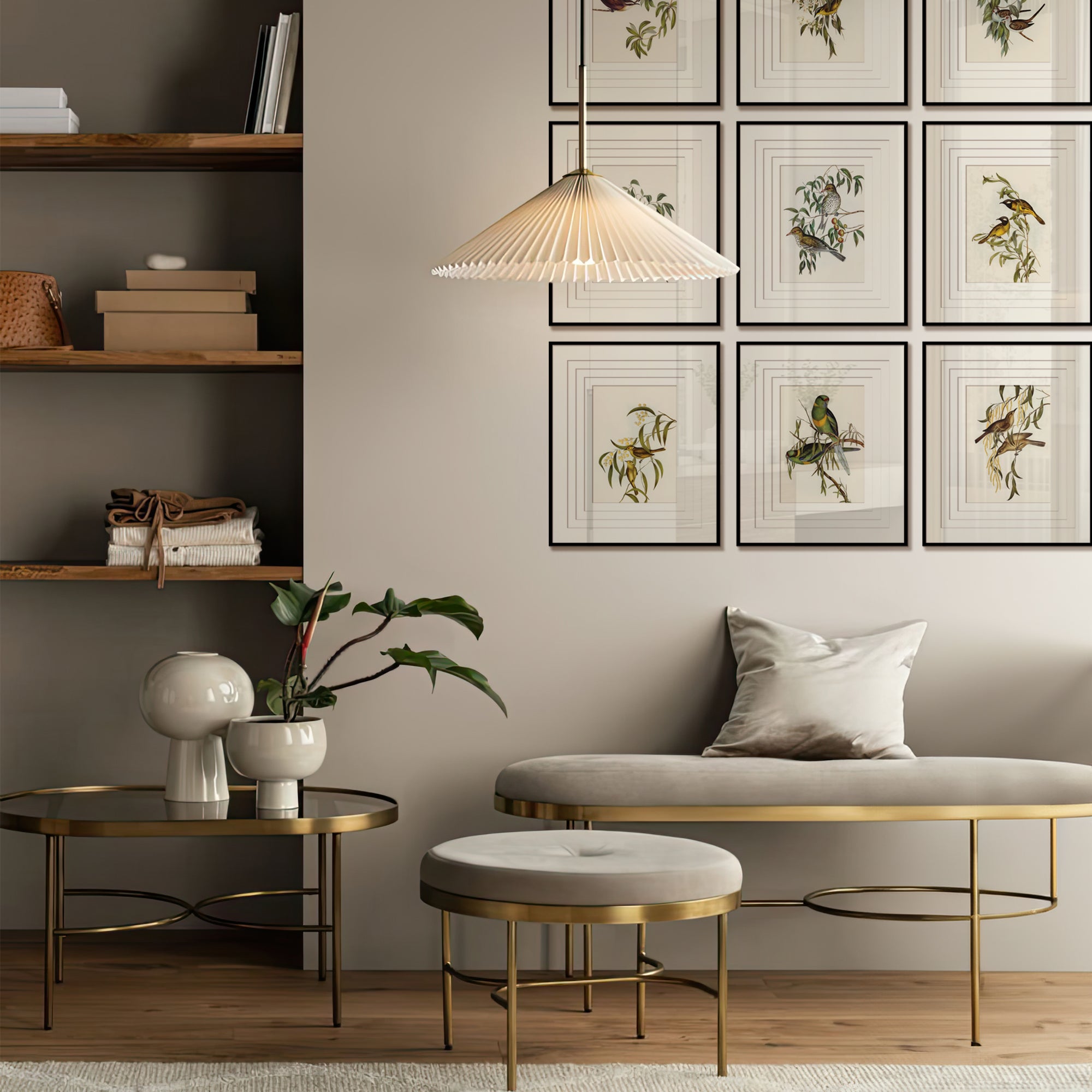 Feathers & Flora - set of 9