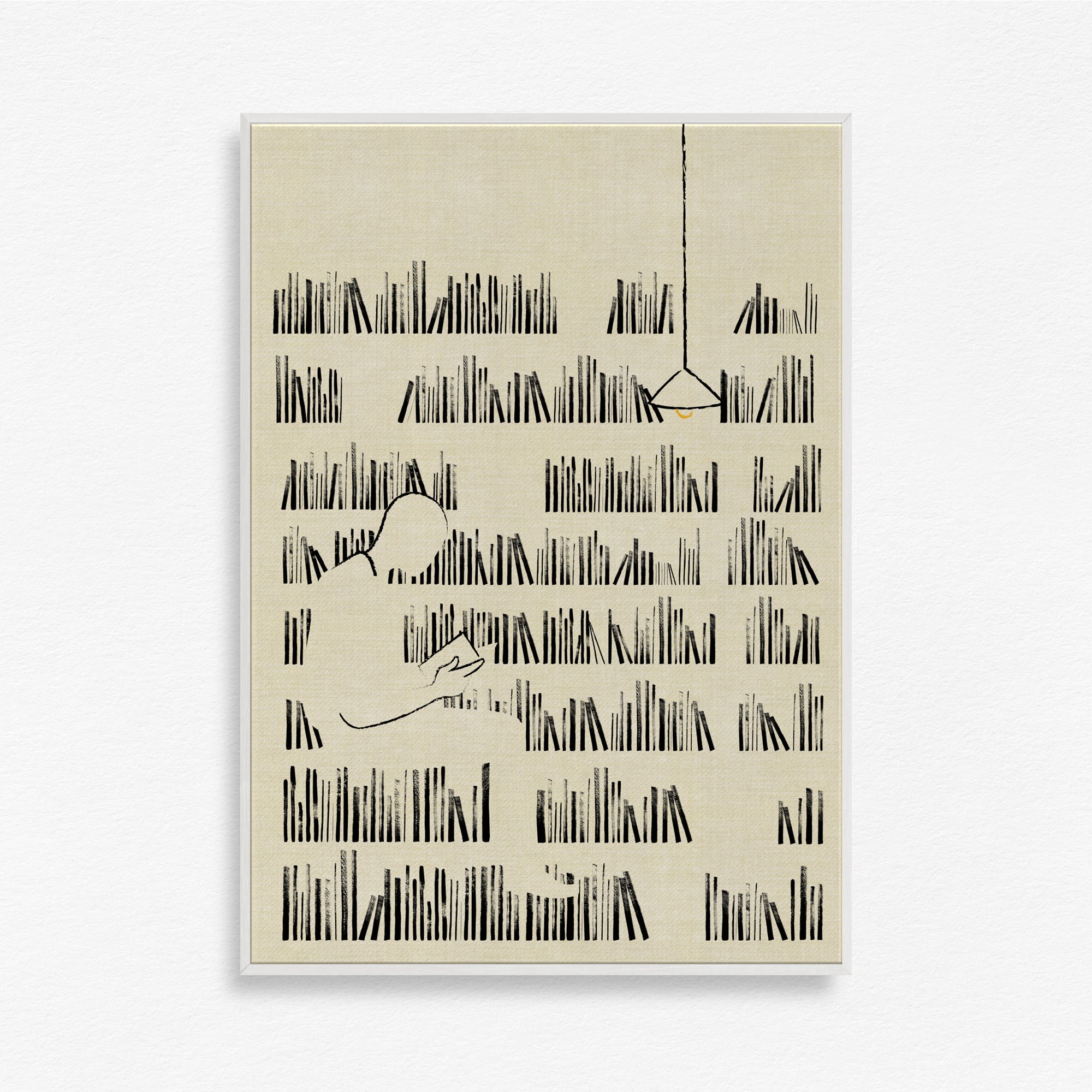 Silhouettes of Thought Wall Art Canvas Painting