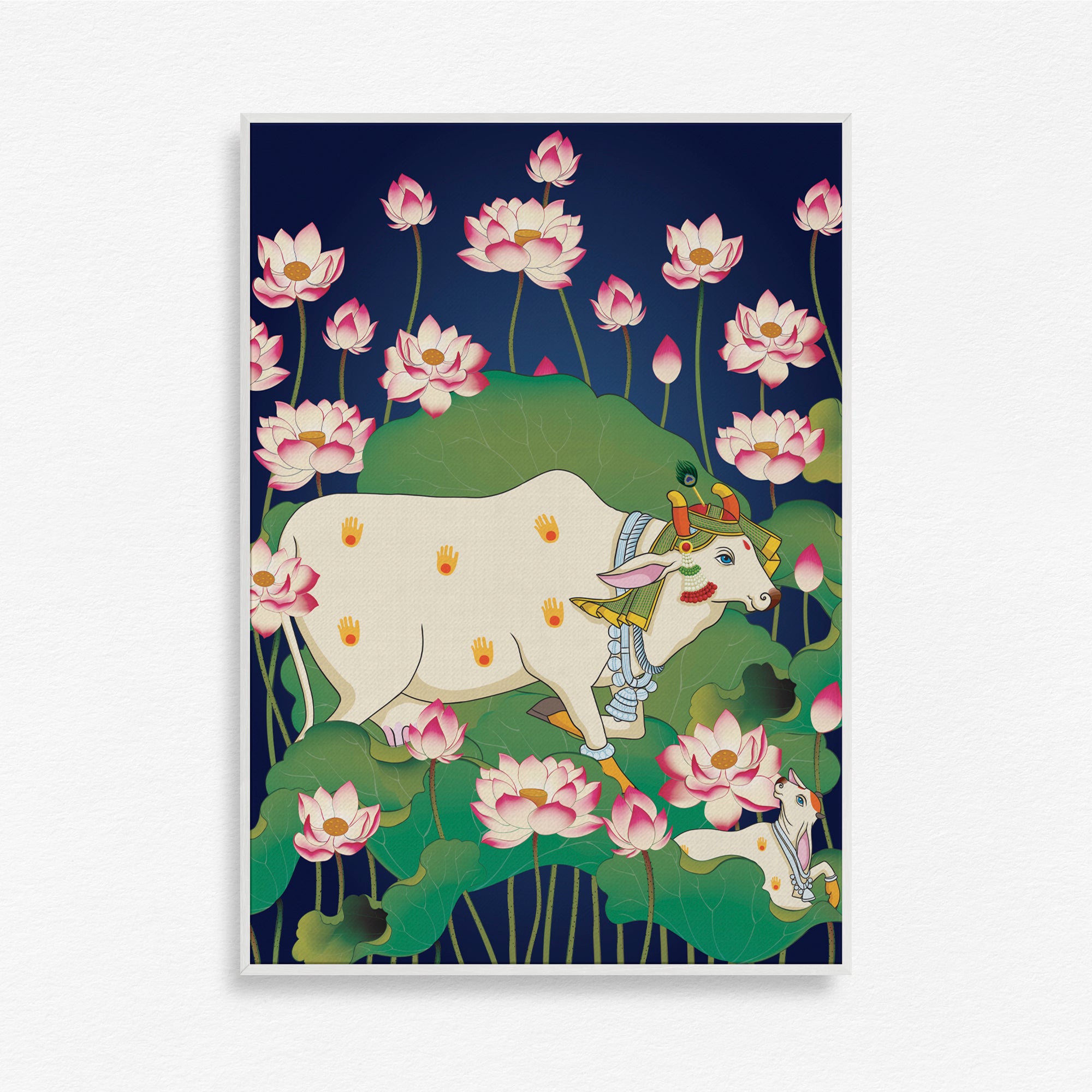 Vraj ki Chavi Wall Art Canvas Painting