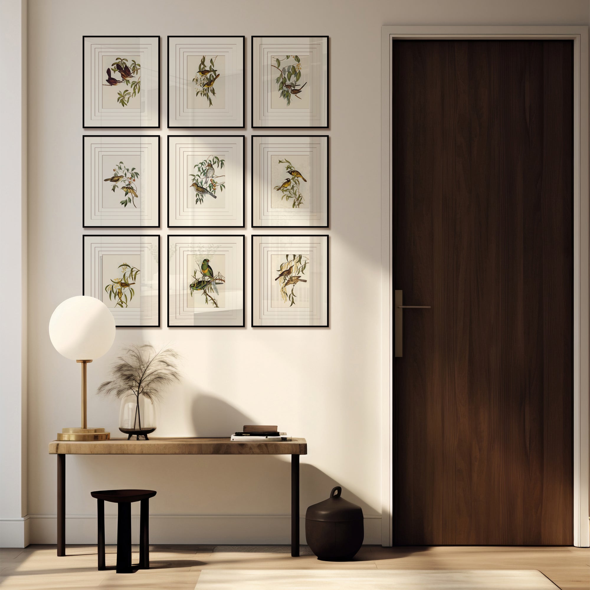 Feathers & Flora - set of 9