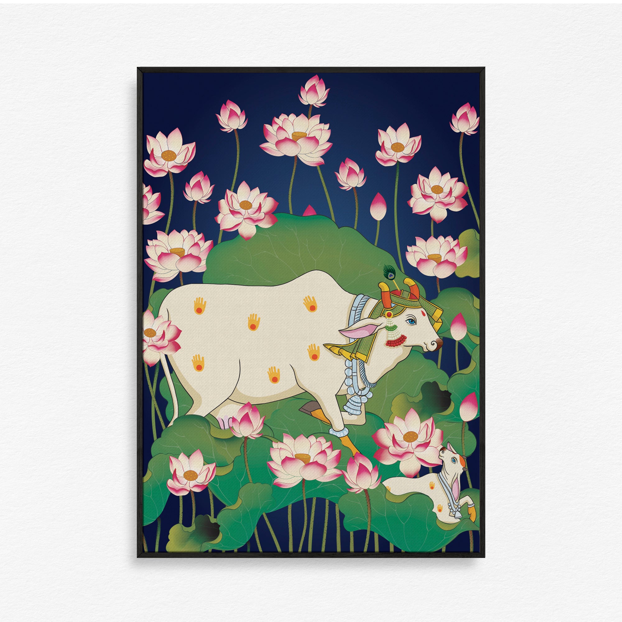 Vraj ki Chavi Wall Art Canvas Painting