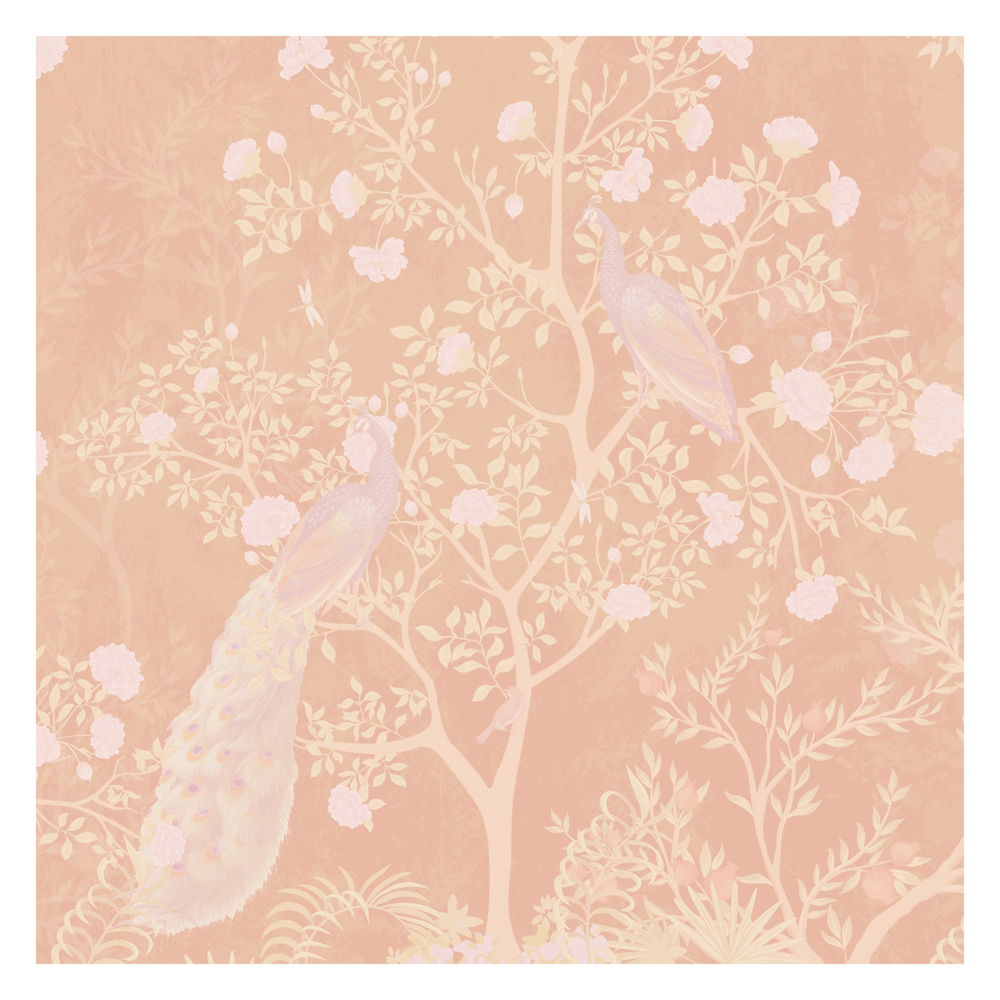 Blush Peacock Garden