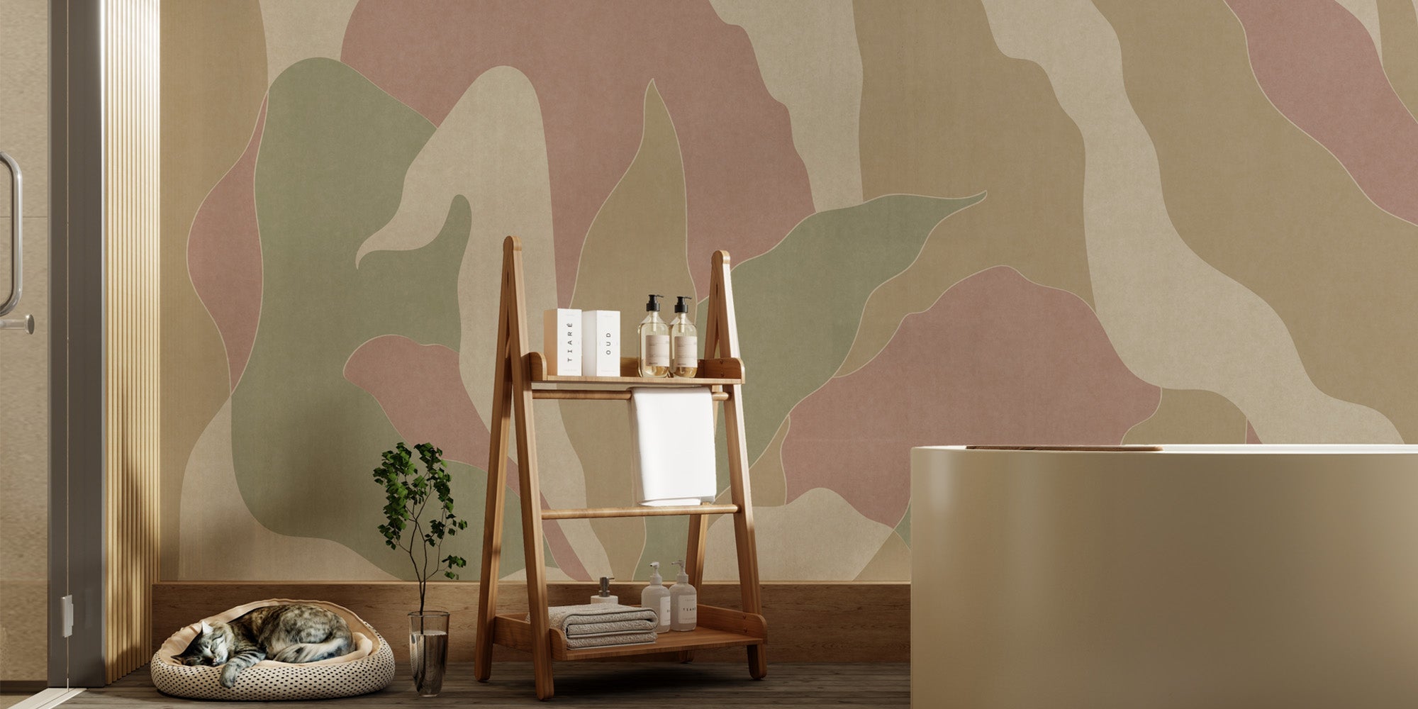 Earthy Whispers: A Minimalist Retreat