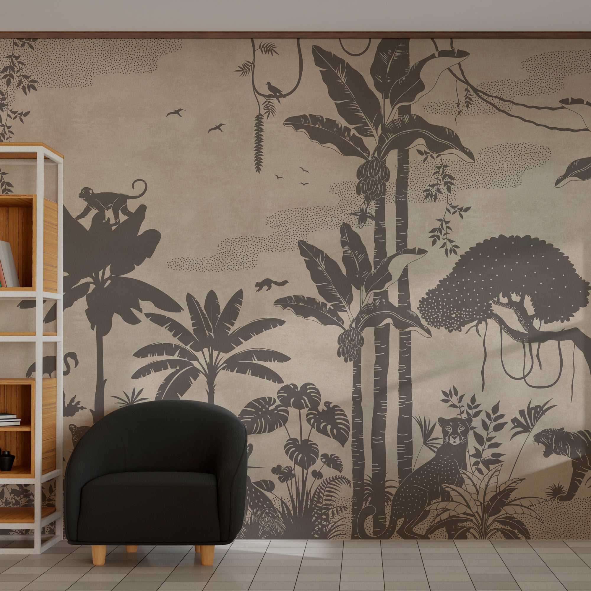 Monochrome Jungle Escape