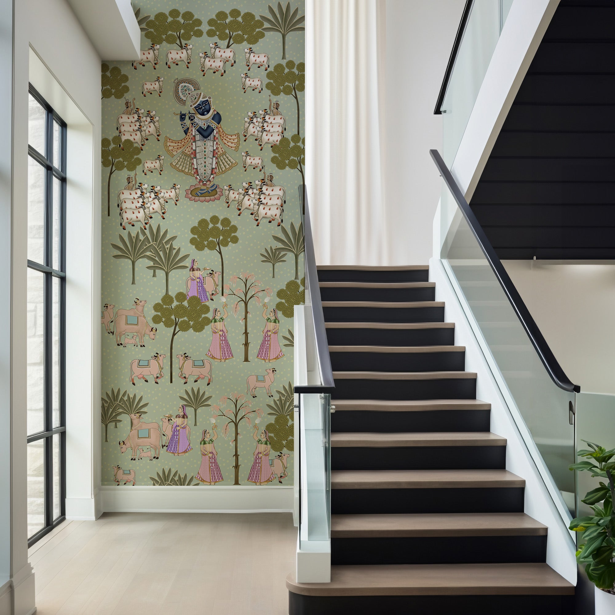 Sacred Serenity: A Mythical Retreat