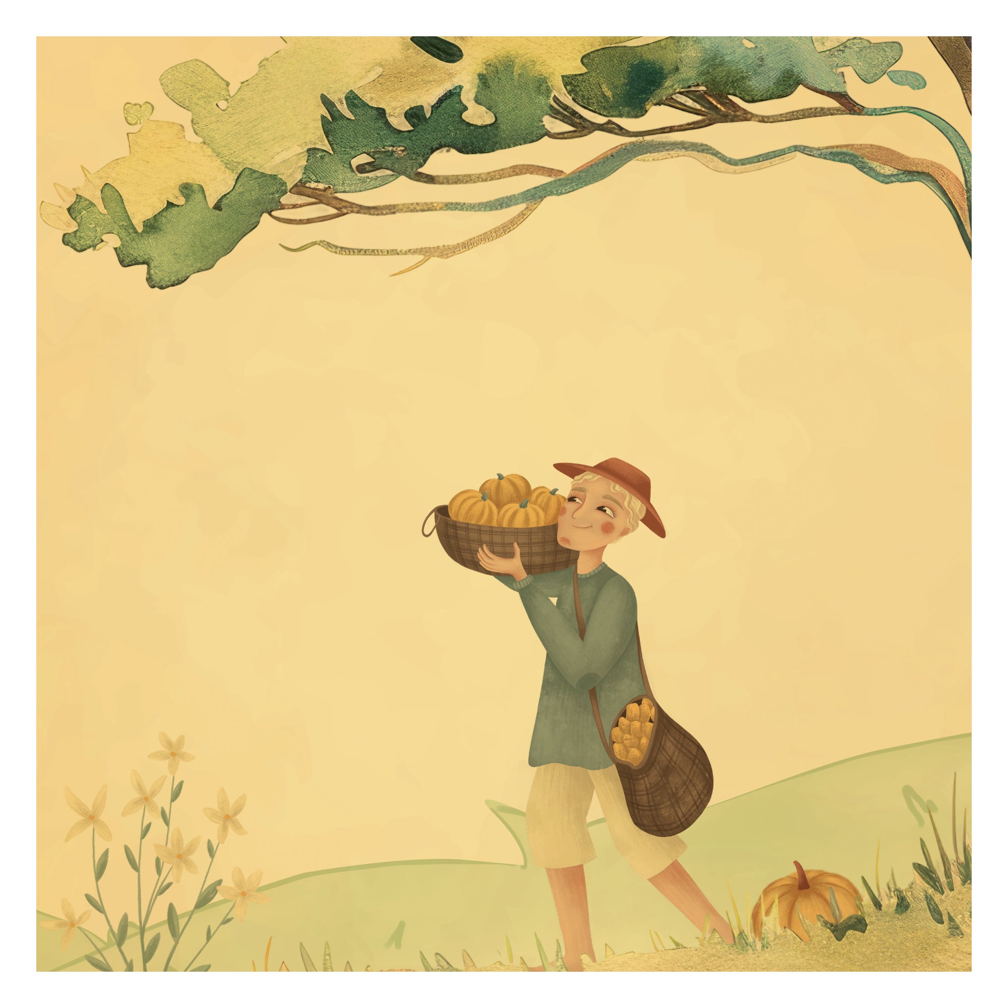 Sunlit Village Scenes