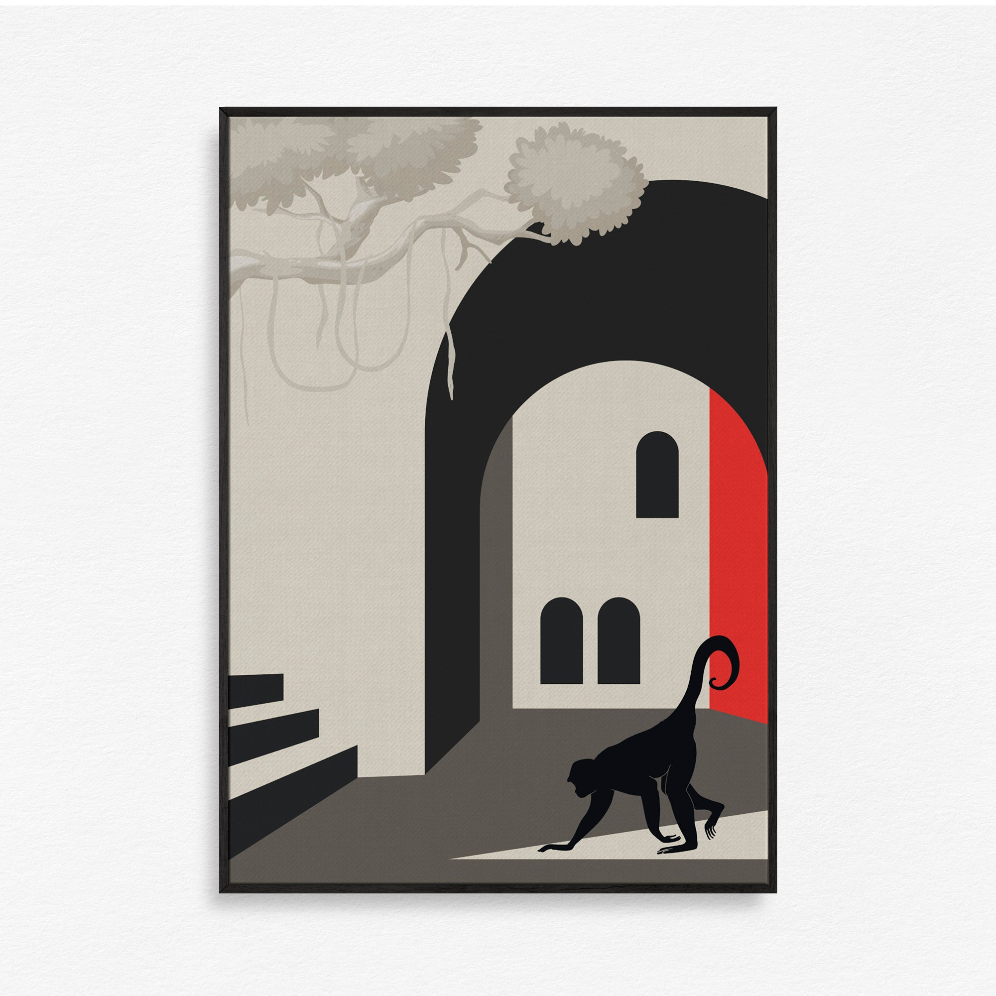 Silent Courtyard Wanderer