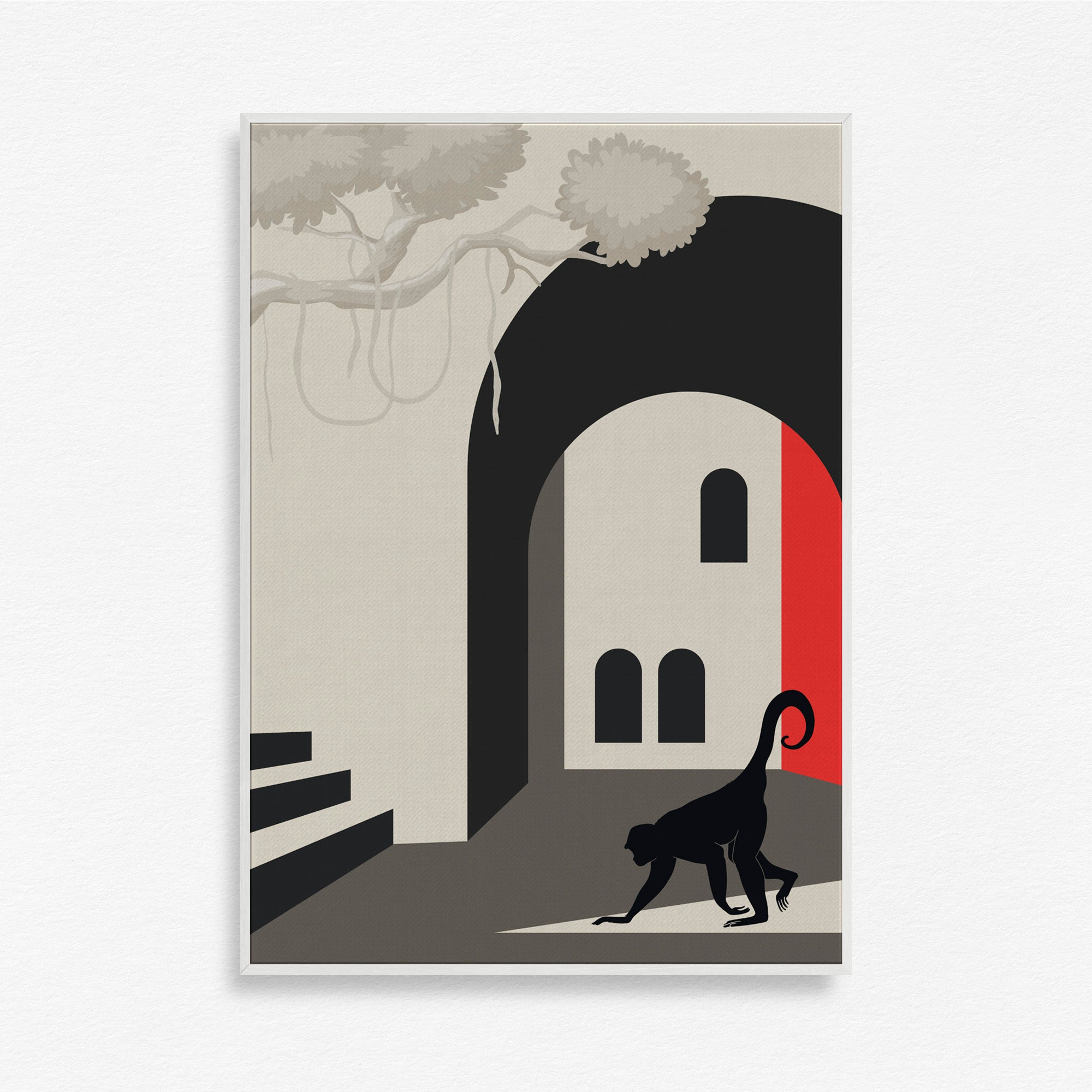 Silent Courtyard Wanderer