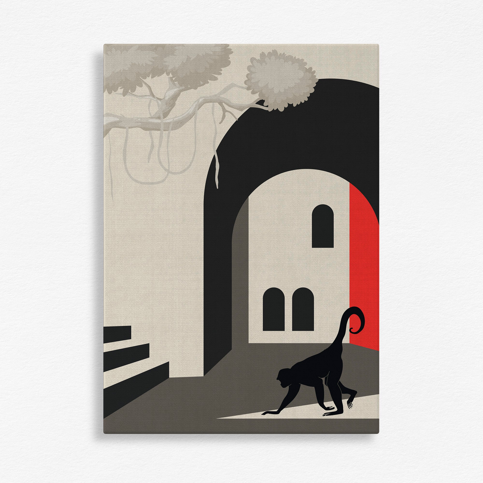 Silent Courtyard Wanderer