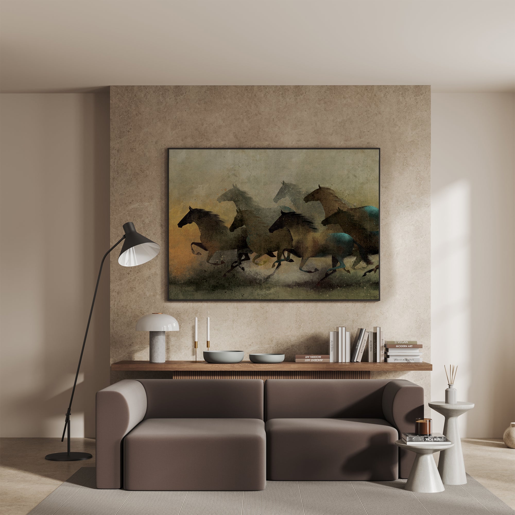 The 7 Horses Wall Art