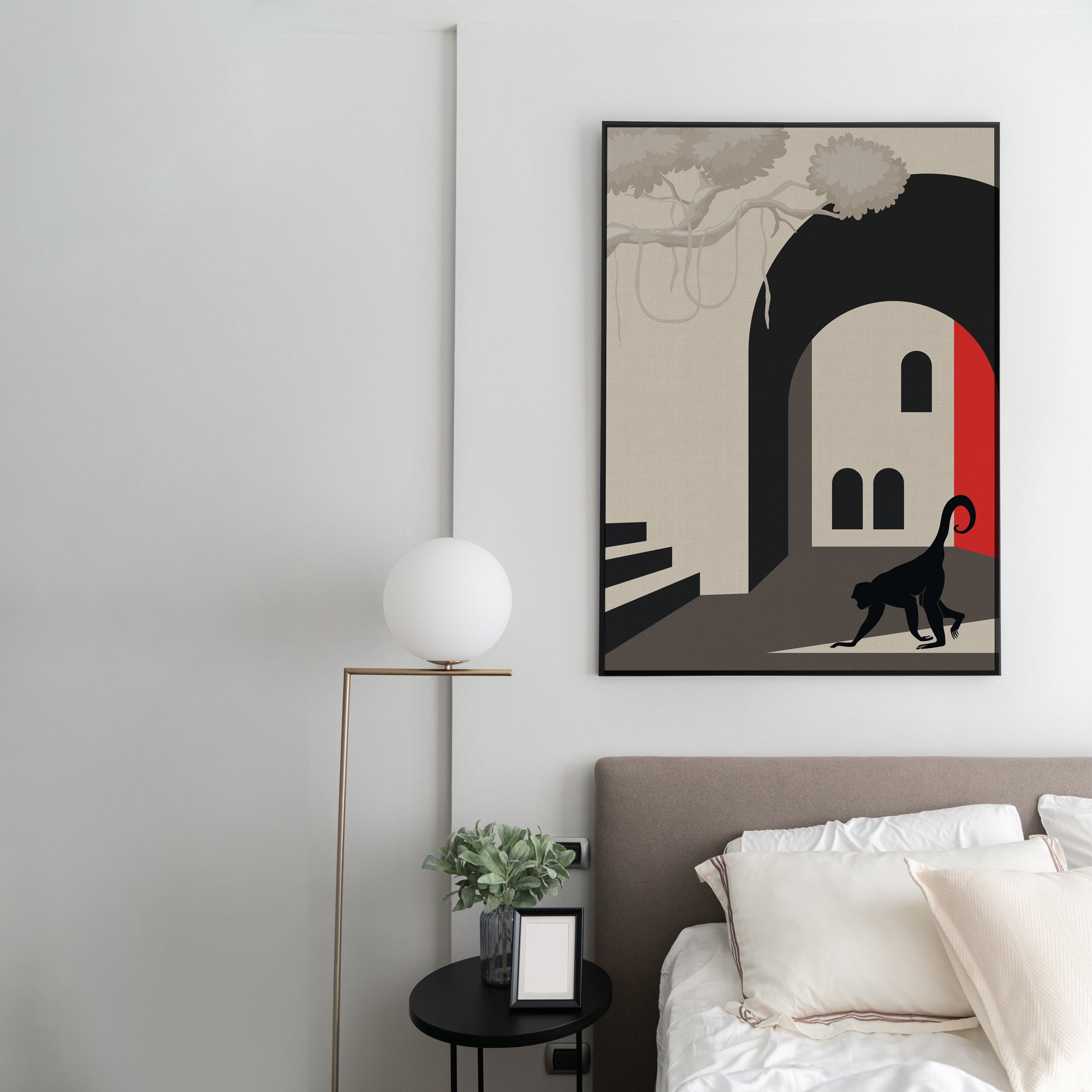 Silent Courtyard Wanderer