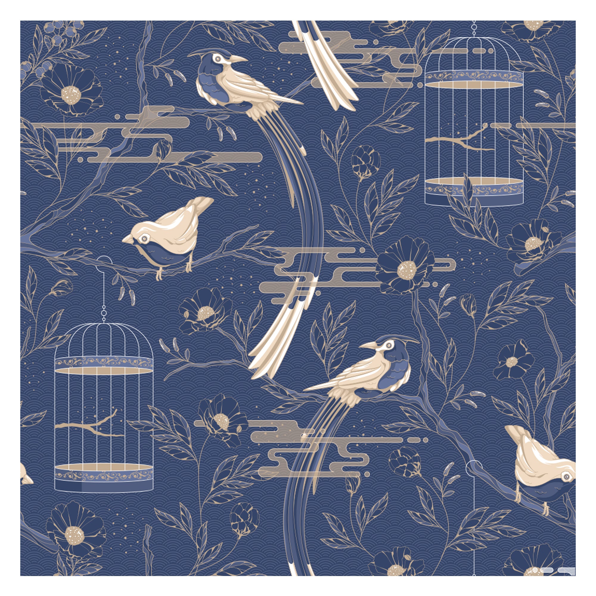 English Garden - Blue